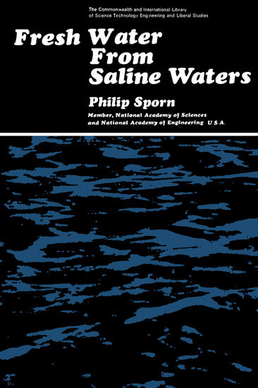 Fresh Water from Saline Waters main product photo