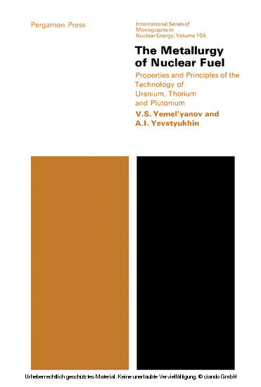 The Metallurgy of Nuclear Fuel main product photo