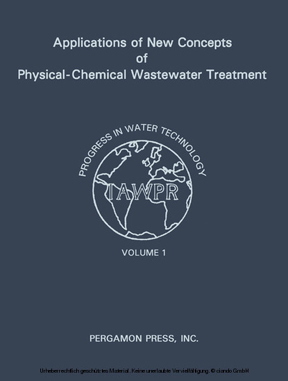 Applications of New Concepts of Physical-Chemical Wastewater Treatment main product photo