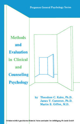 Methods and Evaluation in Clinical and Counseling Psychology