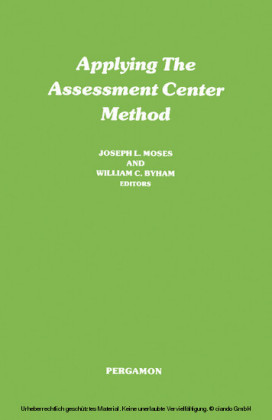 Applying the Assessment Center Method