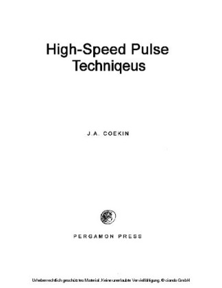 High-Speed Pulse Techniques