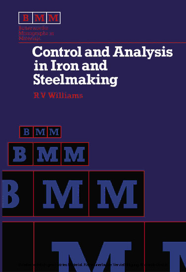 Control and Analysis in Iron and Steelmaking main product photo