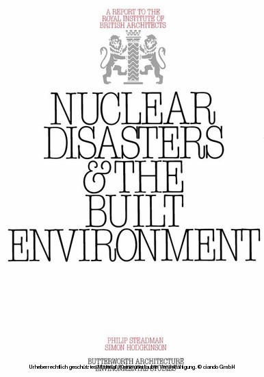 Nuclear Disasters & The Built Environment main product photo