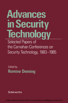 Advances in Security Technology