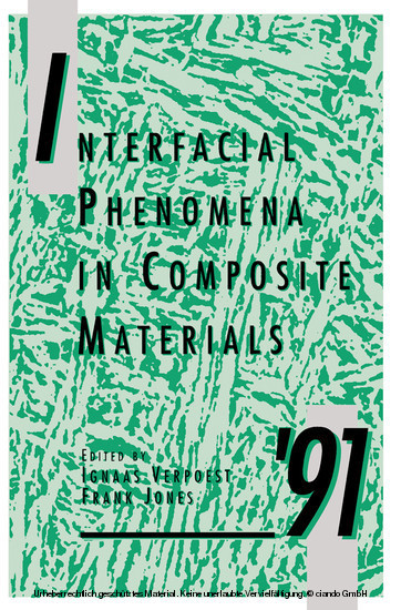 Interfacial Phenomena in Composite Materials '91 main product photo