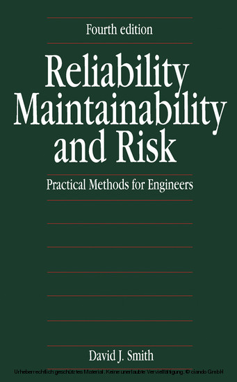 Reliability, Maintainability and Risk main product photo