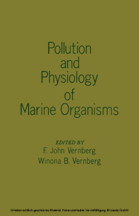 Pollution and Physiology of Marine Organisms