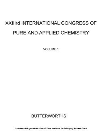 XXIIIrd International Congress of Pure and Applied Chemistry