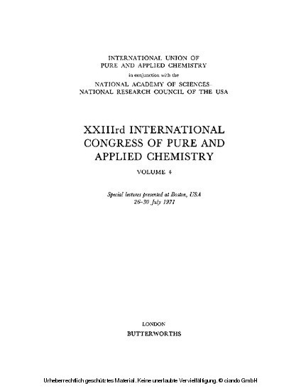 XXIIIrd International Congress of Pure and Applied Chemistry main product photo