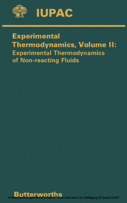 Experimental Thermodynamics