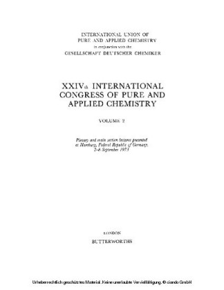XXIVth International Congress of Pure and Applied Chemistry