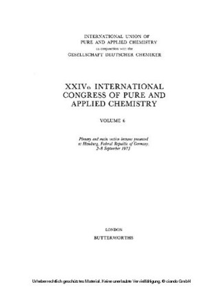 XXIVth International Congress of Pure and Applied Chemistry