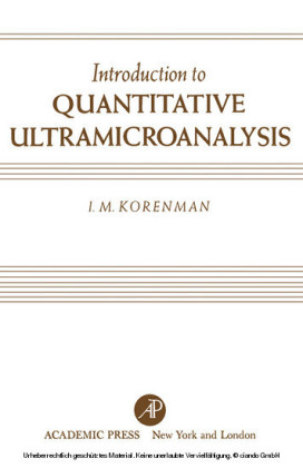 Introduction to Quantitative Ultramicroanalysis