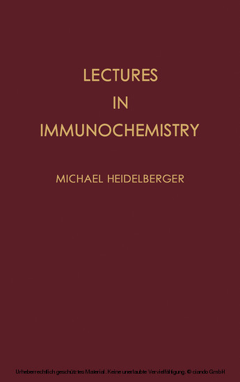 Lectures in Immunochemistry main product photo
