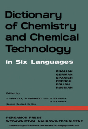 Dictionary of Chemistry and Chemical Technology