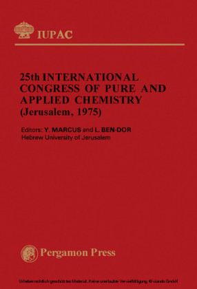 25th International Congress of Pure and Applied Chemistry