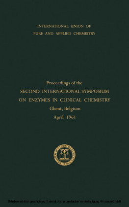 Enzymes in Clinical Chemistry