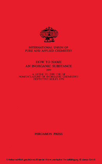 How to Name an Inorganic Substance main product photo