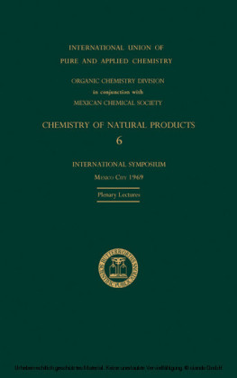 The Chemistry of Natural Products: 6