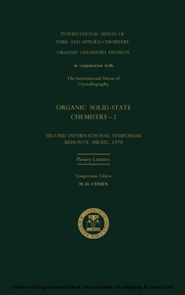 Organic Solid-State Chemistry-2