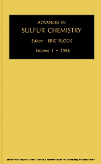 Advances in Sulfur Chemistry main product photo
