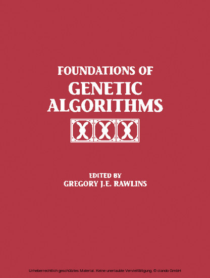 Foundations of Genetic Algorithms 1991 (FOGA 1) main product photo