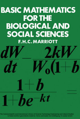 Basic Mathematics for the Biological and Social Sciences