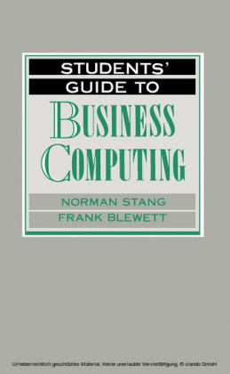 Students' Guide to Business Computing