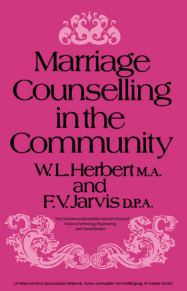 Marriage Counselling in the Community