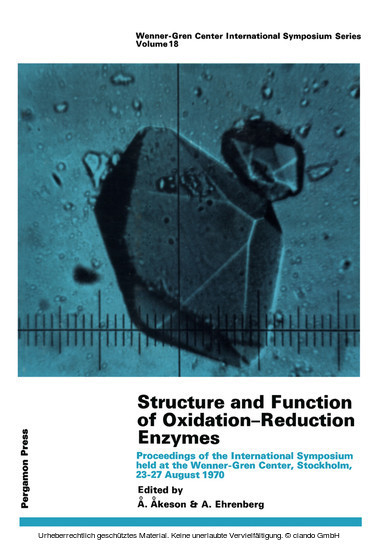 Structure and Function of Oxidation-Reduction Enzymes main product photo