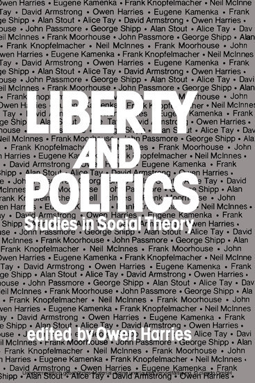 Liberty and Politics main product photo