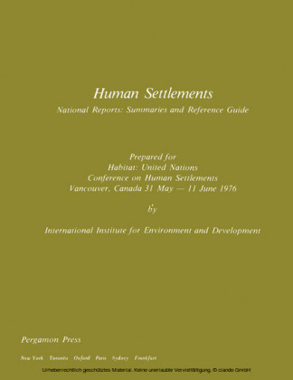 Human Settlements