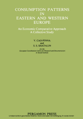 Consumption Patterns in Eastern and Western Europe