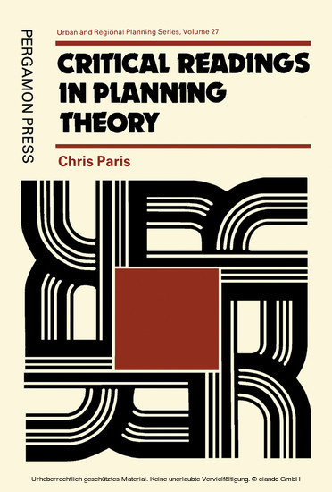 Critical Readings in Planning Theory main product photo