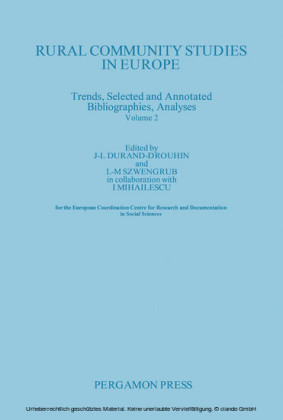Rural Community Studies in Europe