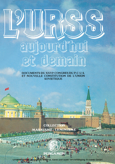 L'U.R.S.S. Aujourd'hui et Demain main product photo