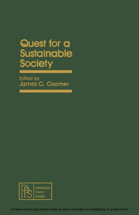 Quest for a Sustainable Society