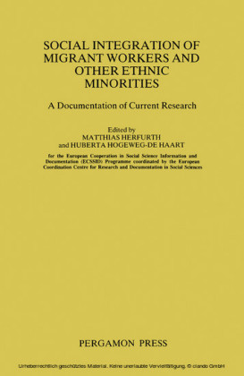 Social Integration of Migrant Workers and Other Ethnic Minorities
