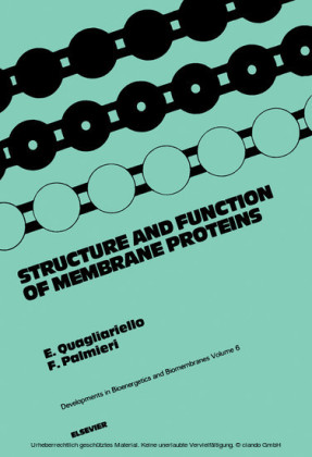Structure and Function of Membrane Proteins