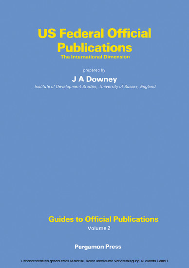 US Federal Official Publications main product photo