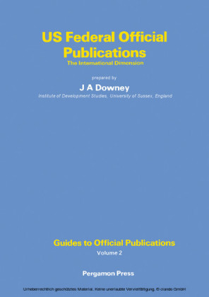 US Federal Official Publications