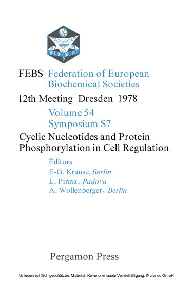 Cyclic Nucleotides and Protein Phosphorylation in Cell Regulation main product photo