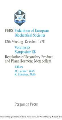 Regulation of Secondary Product and Plant Hormone Metabolism