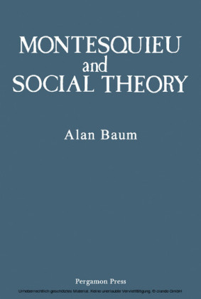 Montesquieu and Social Theory