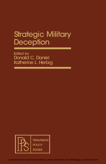 Strategic Military Deception main product photo