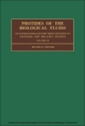 Protides of the Biological Fluids