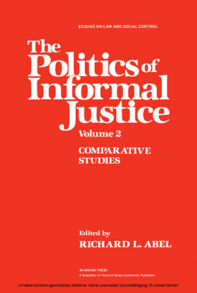 The Politics of Informal Justice
