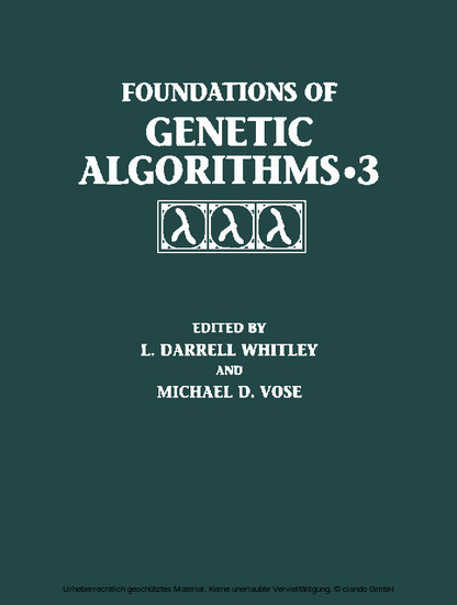 Foundations of Genetic Algorithms 1995 (FOGA 3) main product photo