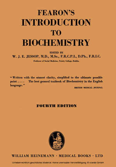Fearon's Introduction to Biochemistry main product photo